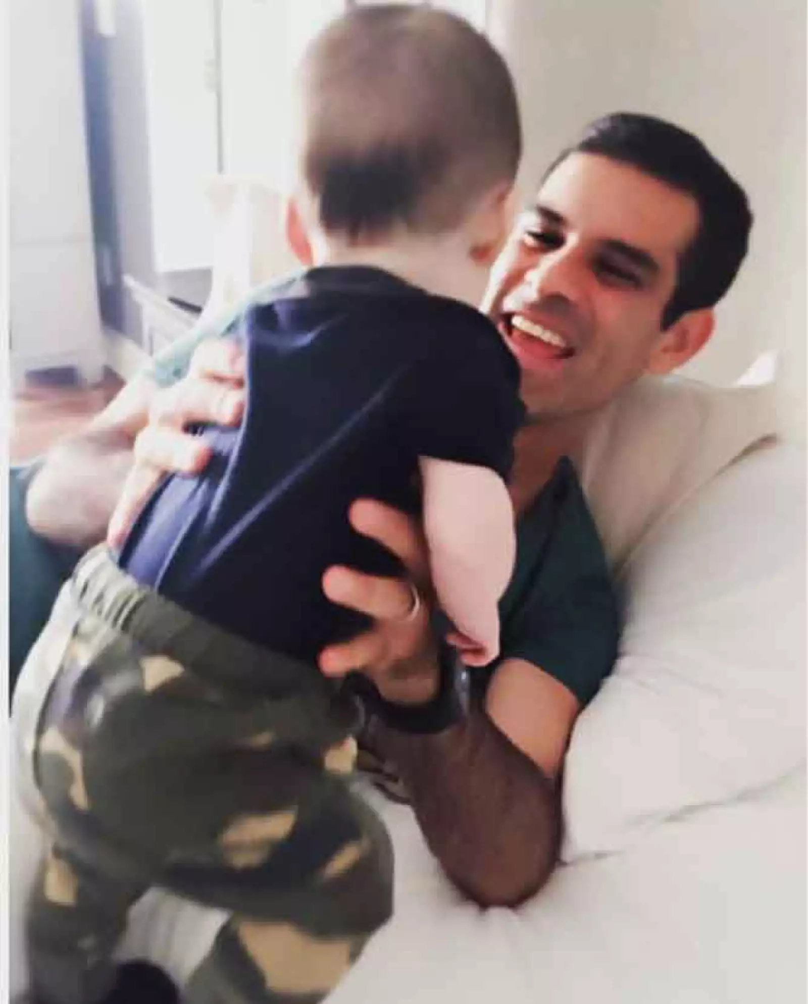Rafa Márquez y su hijo Leonardo