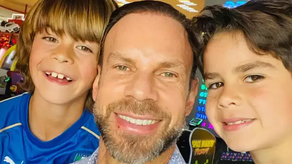 Zague y sus hijos Leonardo y Paulo
