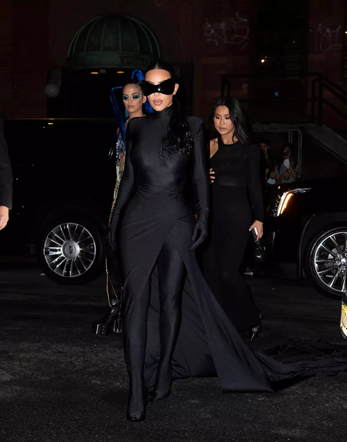 Kim Kardashian at Cathedrale Restaurant after MET Gala, New York, USA - 13 Sep 2021