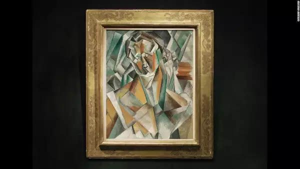 La pintura supuestamente representa a una de las amantes de Picasso, Fernande Olivier. 