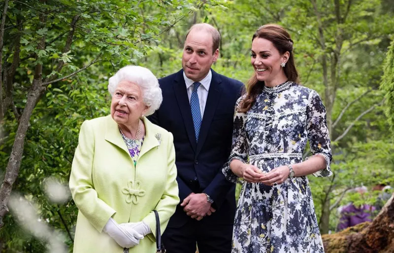 Reina, Kate y William
