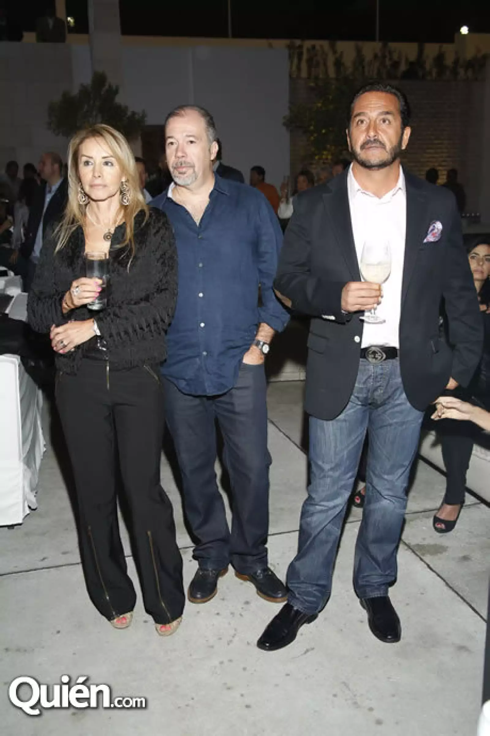 Norma y César Lukini con Manuel Jiménez