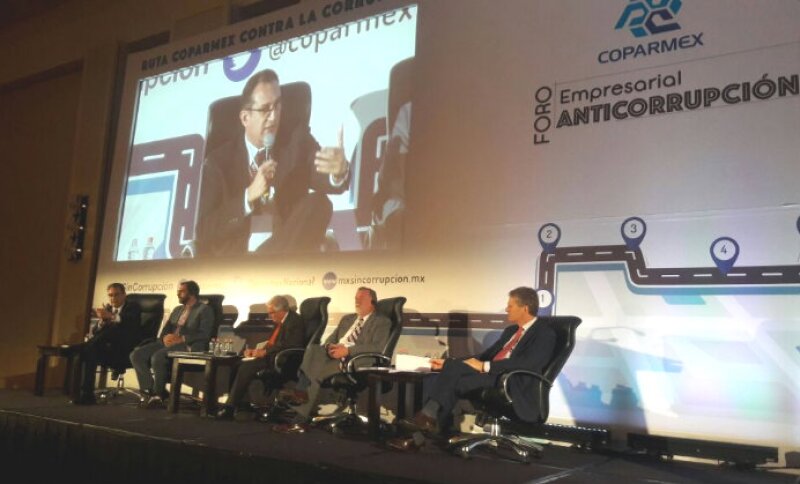 Especialistas en el Foro Empresarial Anticorrupción