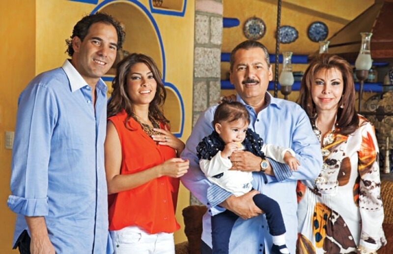 La familia de Manlio Fabio Beltrones.