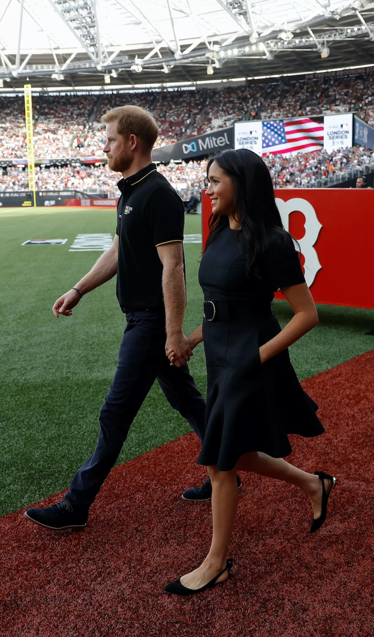 The Duke Of Sussex Attends The Boston Red Sox VS New York Yankees Baseball Game