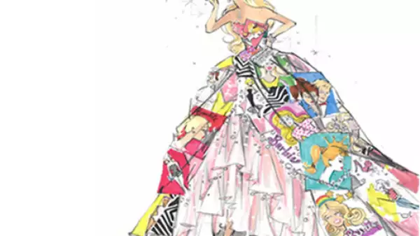 Un vestido así es la conjunción de todo lo relacionado con Barbie y Bvlgari.