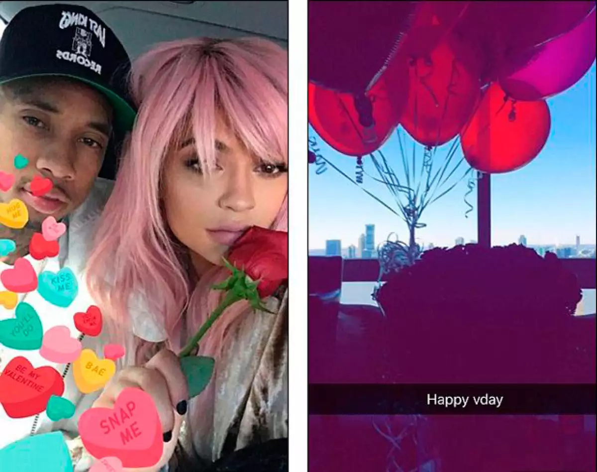 Rosas y globos fueron parte de los detalles de Tyga.