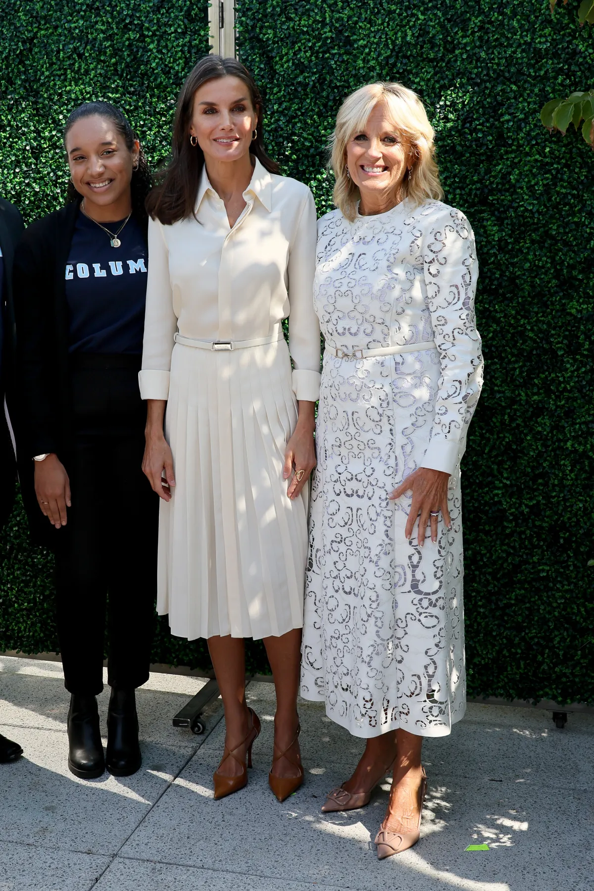 Reina Letizia de España y primera dama Jill Biden