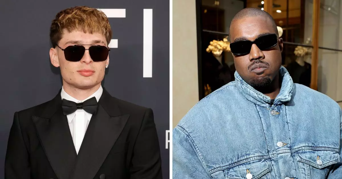 Peso Pluma y Kanye West