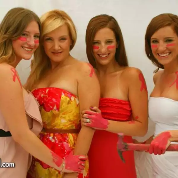 Thelma Barrera,Thelma Cora,Mariana Barrera y Viviana Barrera