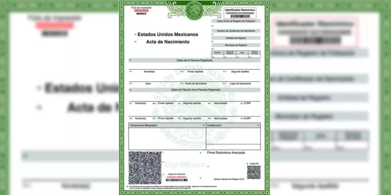 acta de nacimiento en línea 
