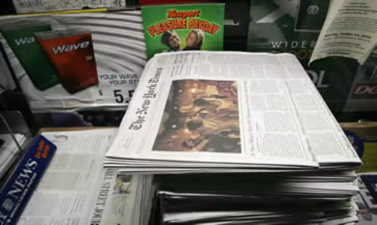 El año pasado, el New York Times lanzó un modelo digital como su producto estrella. (Foto: AP)