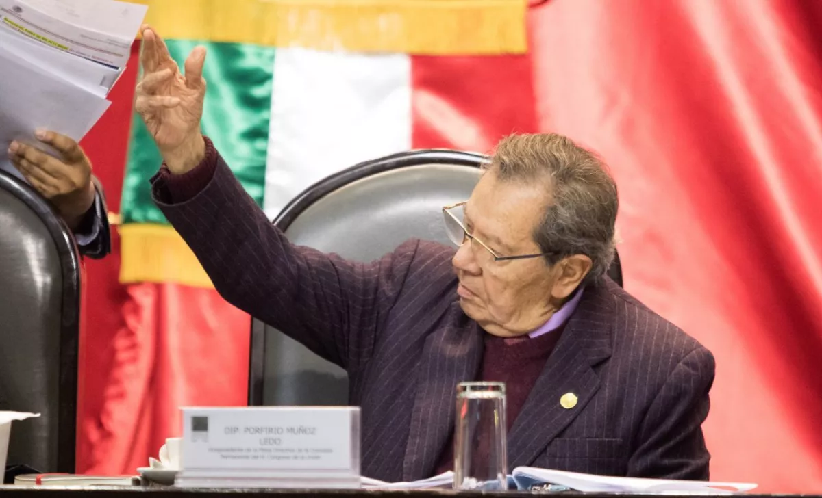El diputado Porfirio Muñoz Ledo