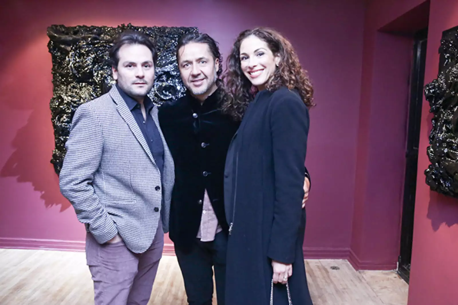 Gerardo Sarur, Ricardo y Carolina Reyes