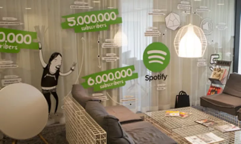 Las oficinas centrales del servicio de transmisión de música Spotify en Suecia (Foto: Getty Images/Archivo )