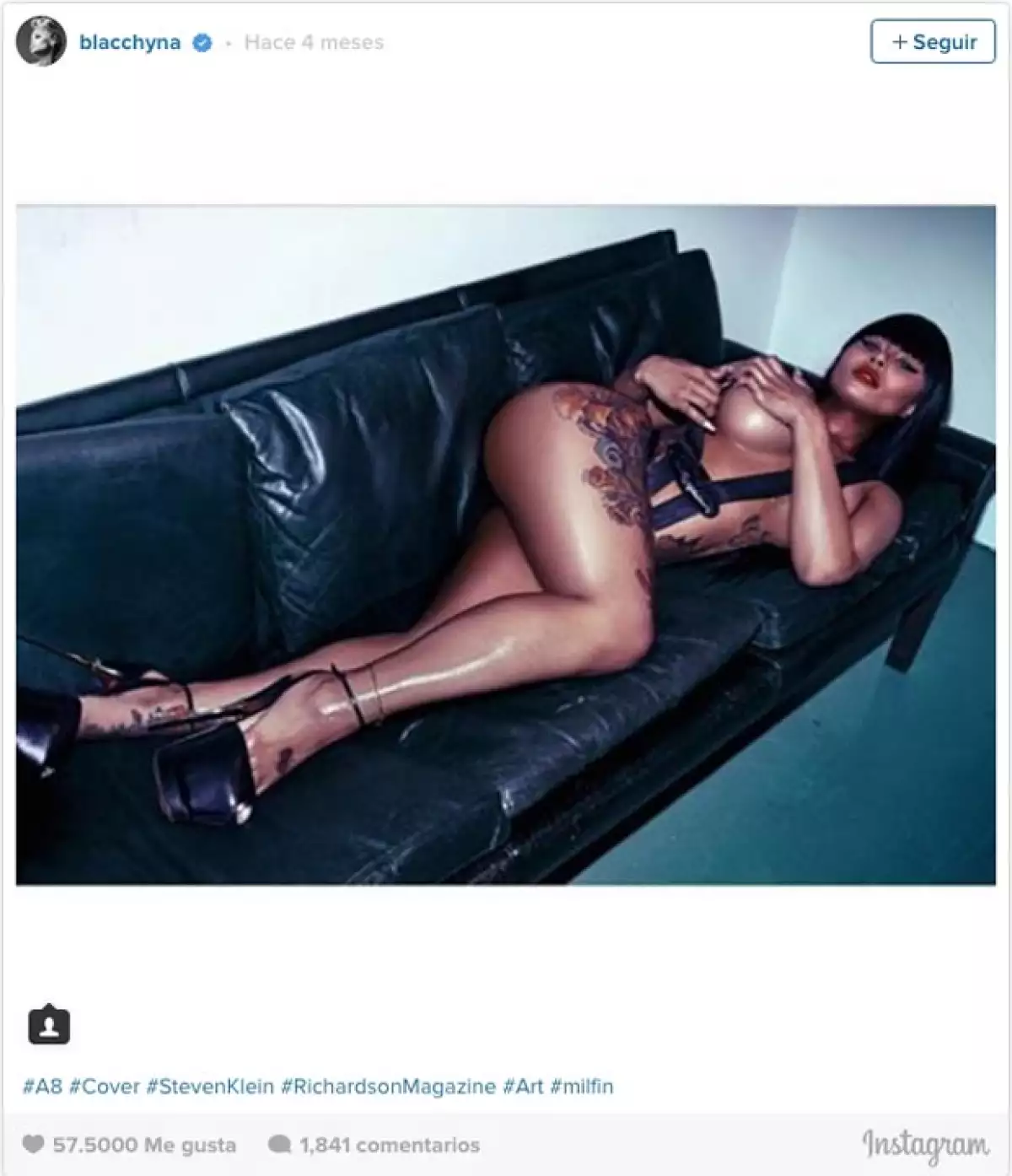 Después de que saliera a la luz las imágenes de las que Kylie es protagonista, Blac publicó esta imagen.