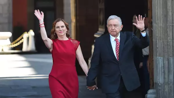 Beatriz Gutiérrez Müller y Andrés Manuel López Obrador