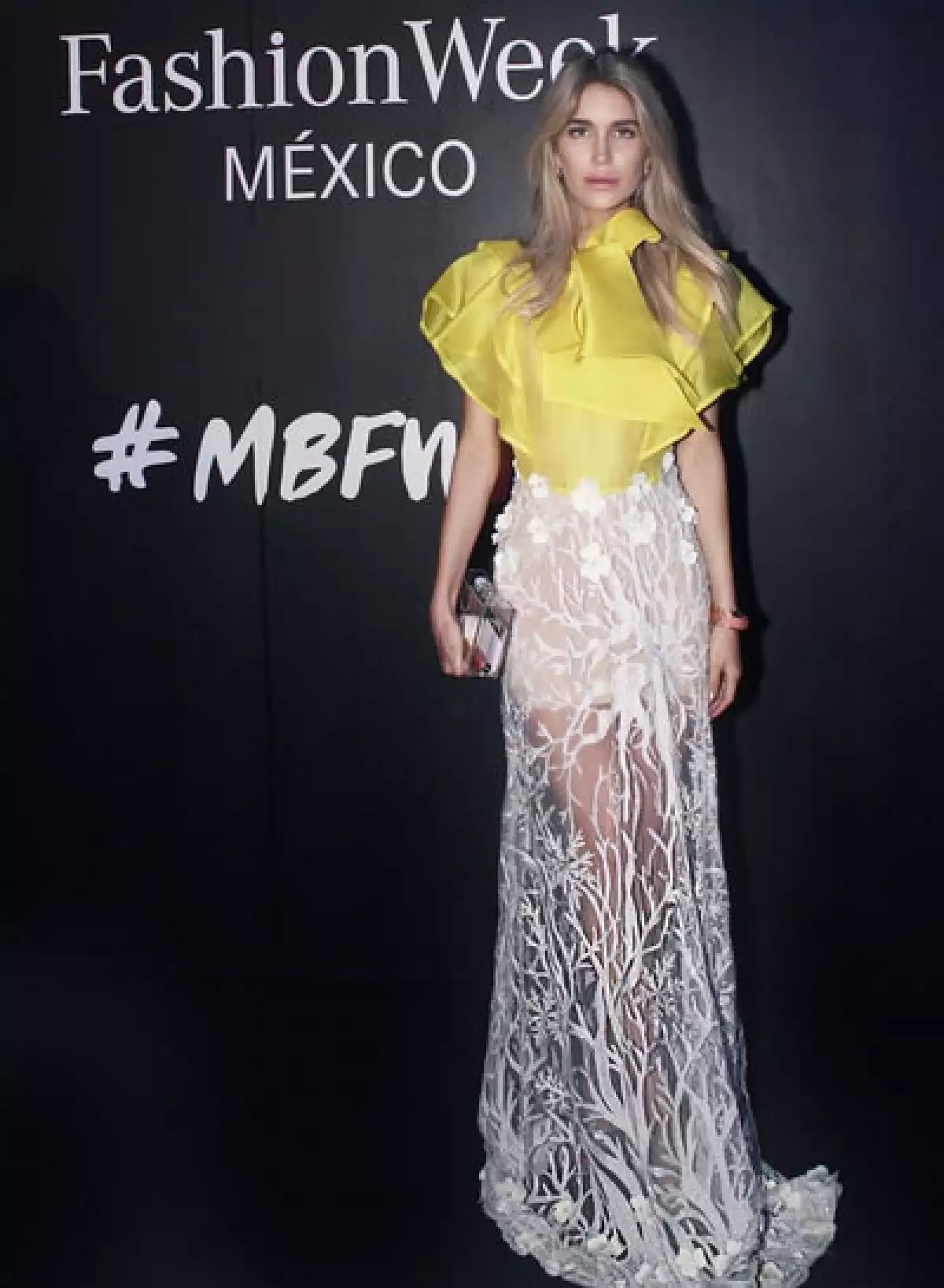 Isa Jaime en MBFW 2015.