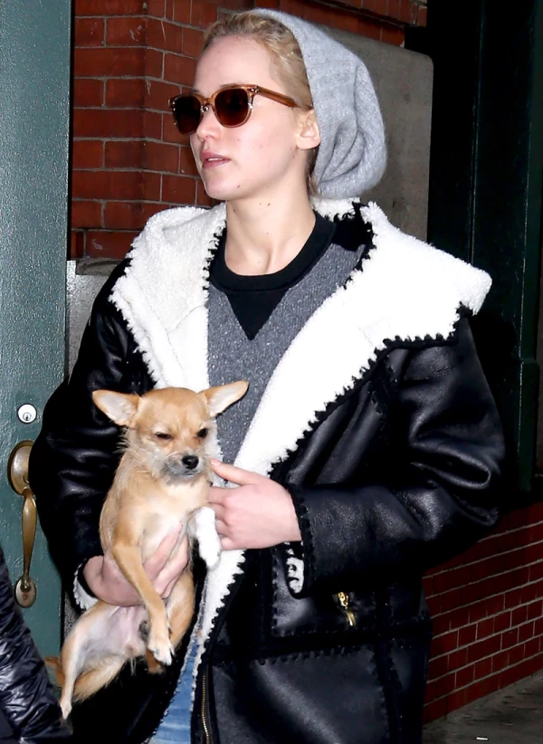Jennifer Lawrence out and about, New York, America - 25 Nov 2015