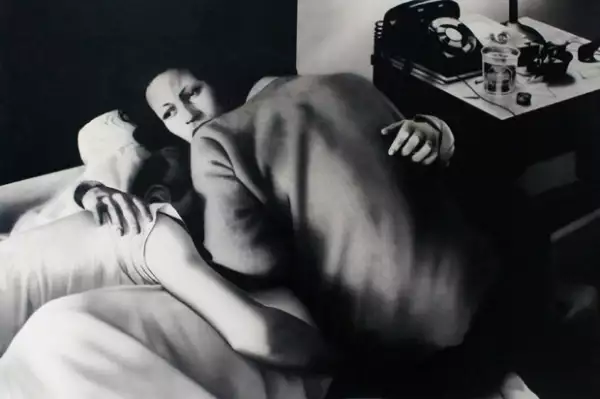 Autor: AdriaÌÂn Procel TiÌÂtulo: La despedida TeÌÂcnica: AcriÌÂlico sobre tela. Medidas: 135 x 200 cm AnÌƒo: 2010.