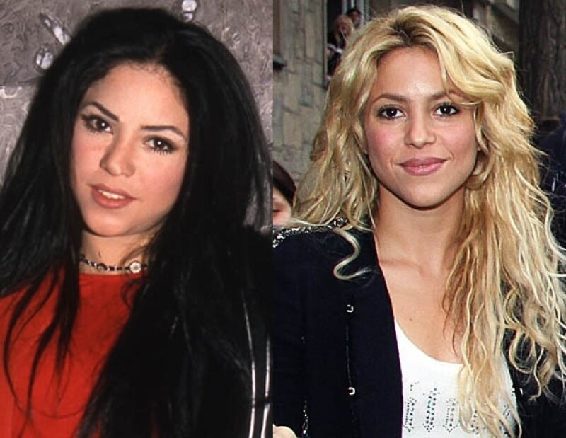 Shakira es una de las famosas que más ha cambiado su imagen.