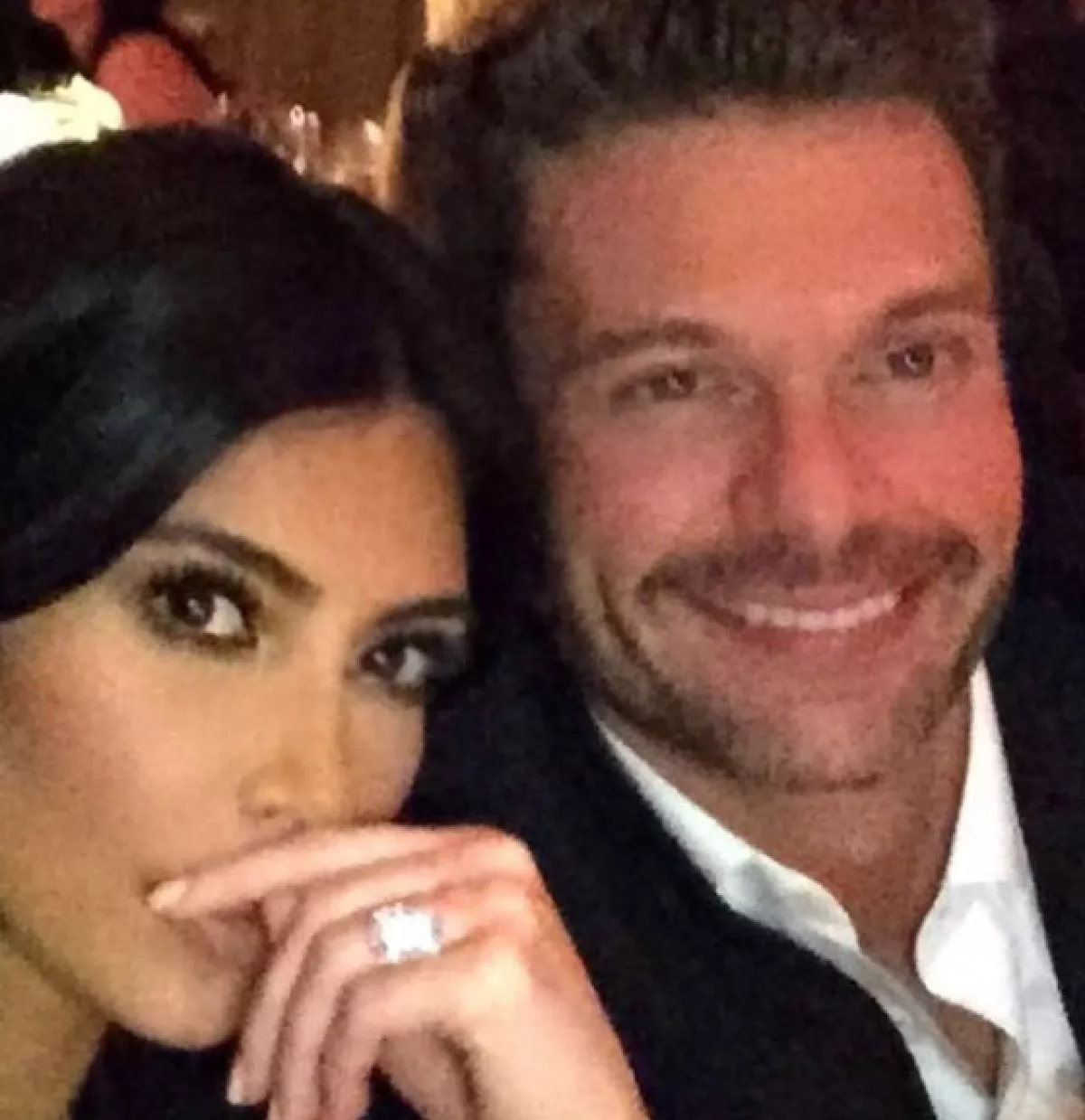 Kim celebró junto a Ryan el cumpleaños del conductor.