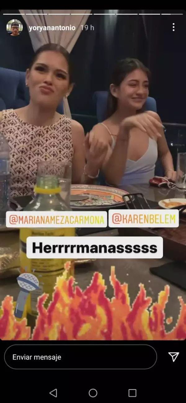 Mariana y Karen, hermanas de Andrea Meza