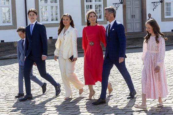 Princess Isabella Of Denmark Confirmation At Fredensborg Palace