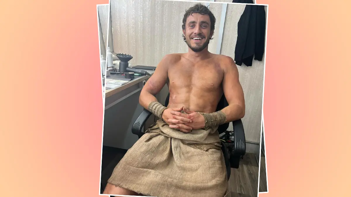 Paul Mescal en el set de 'Gladiator II' es el antídoto de la tristeza del verano 