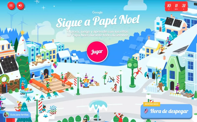 ¿Dónde viene Santa Claus? Google Tracker te dice el recorrido en vivo