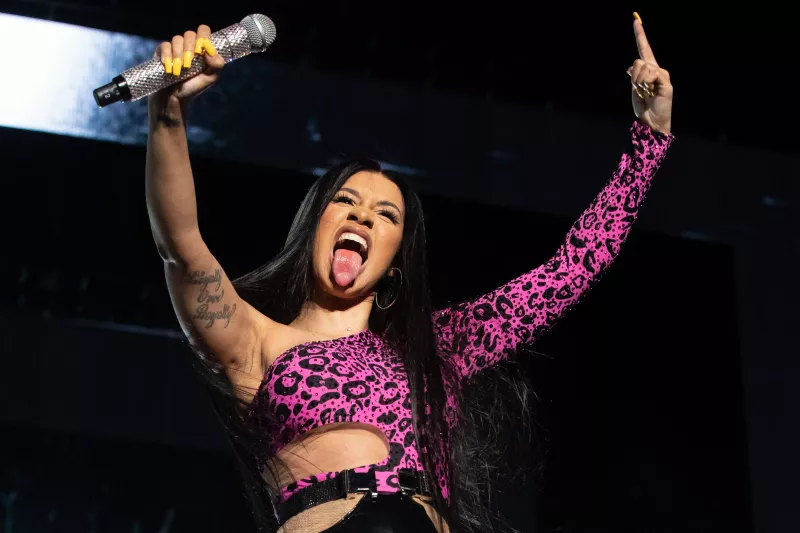 US police probe Cardi B mic throw