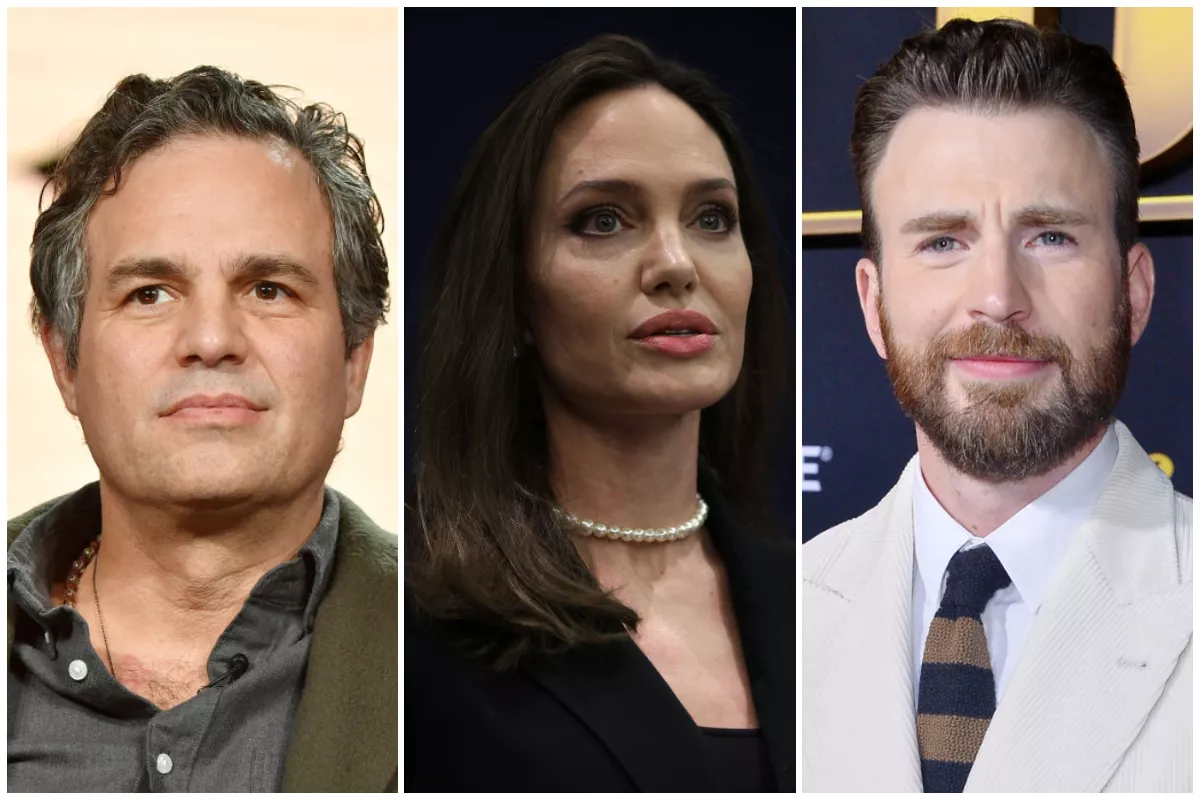 Mark Ruffalo, Angelina Jolie y Chris Evans