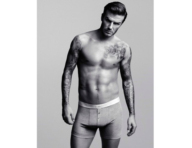David Beckham resultó ser un excelente modelo.