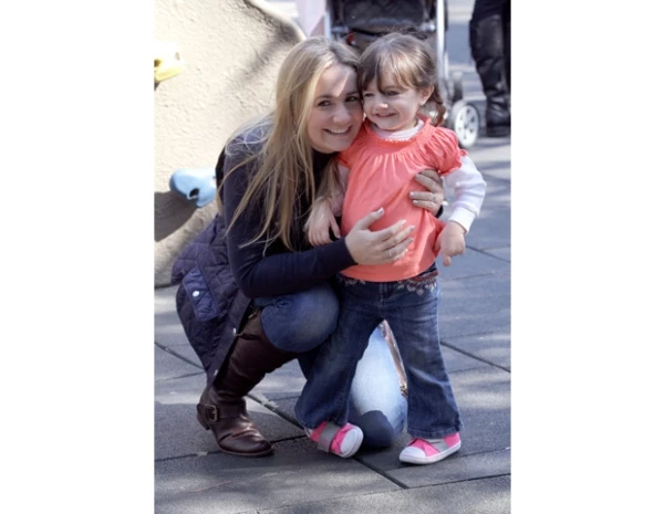 Madre e hija compartieron una divertida tarde.