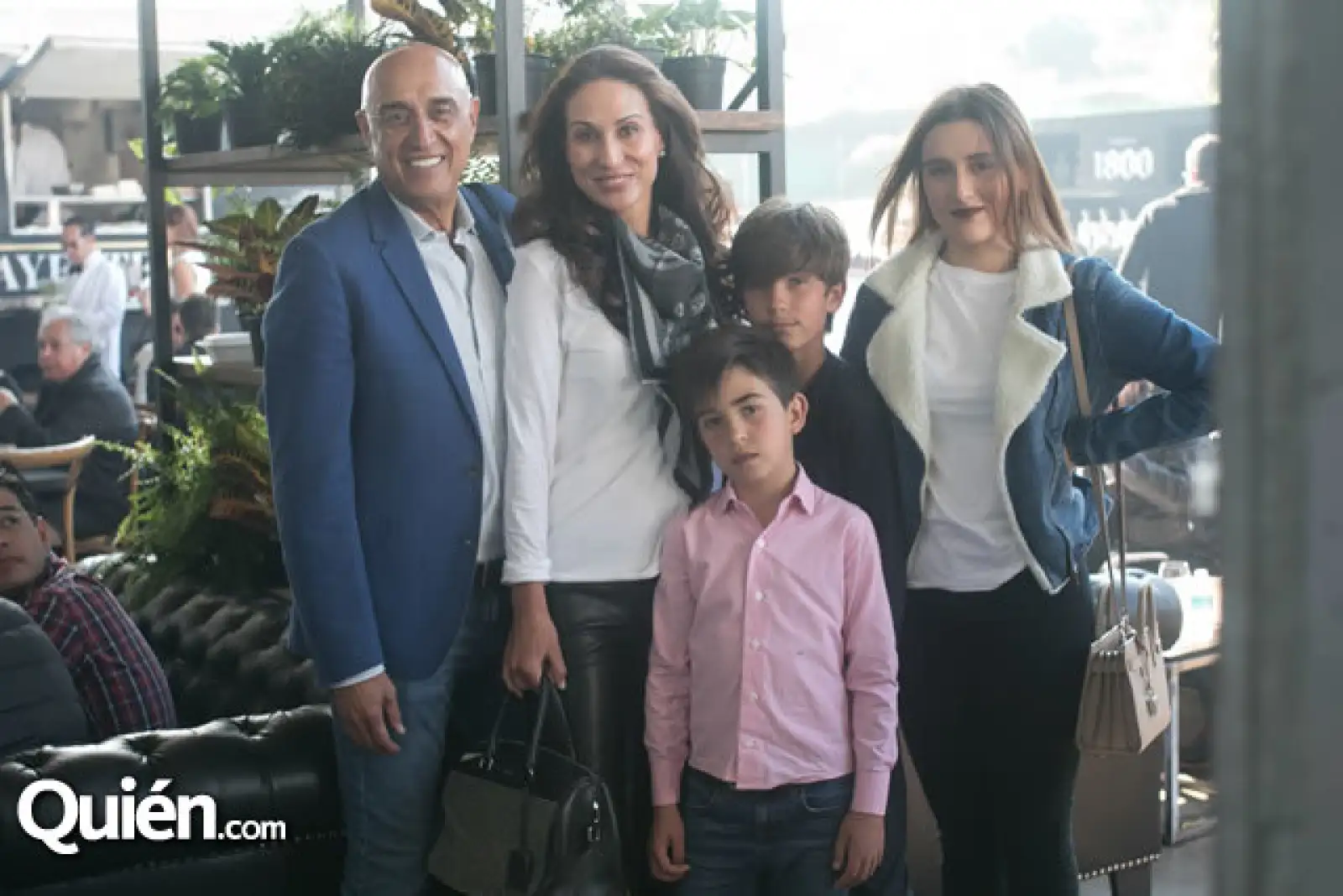 Pedro Torres, Roberta López Negrete, Diego Ordorica, Patricio Ordorica y Emilia Torres