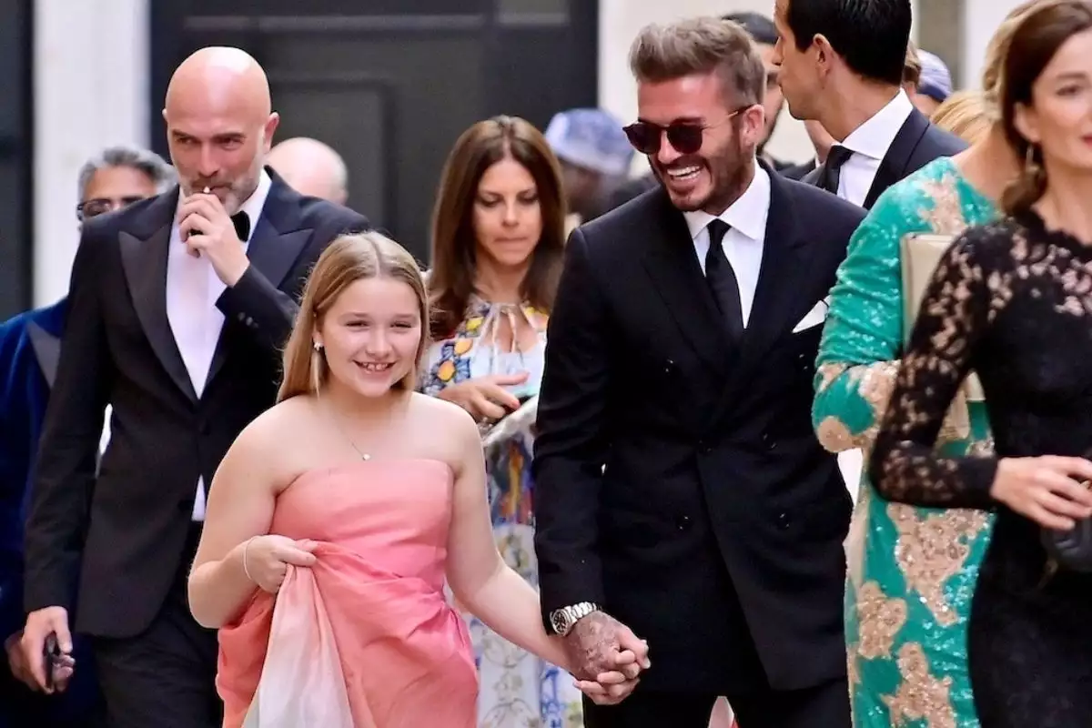 Harper Seven y David Beckham