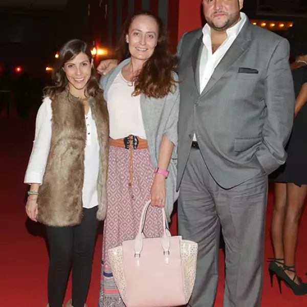 Begoña Castro, Isabel Senderos y Otto Monsibais