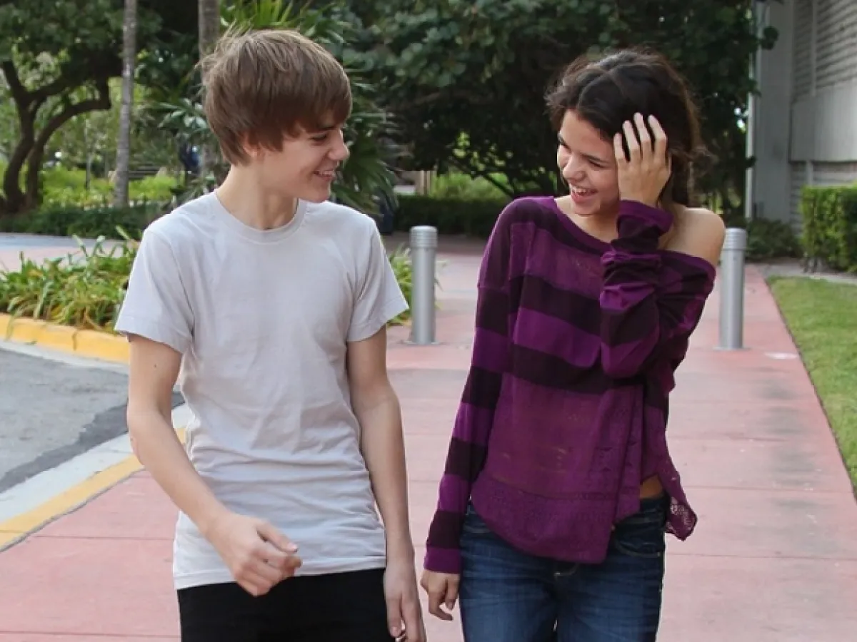 Justin bieber y Selena gomez, una foto dice más que mil palabras...
