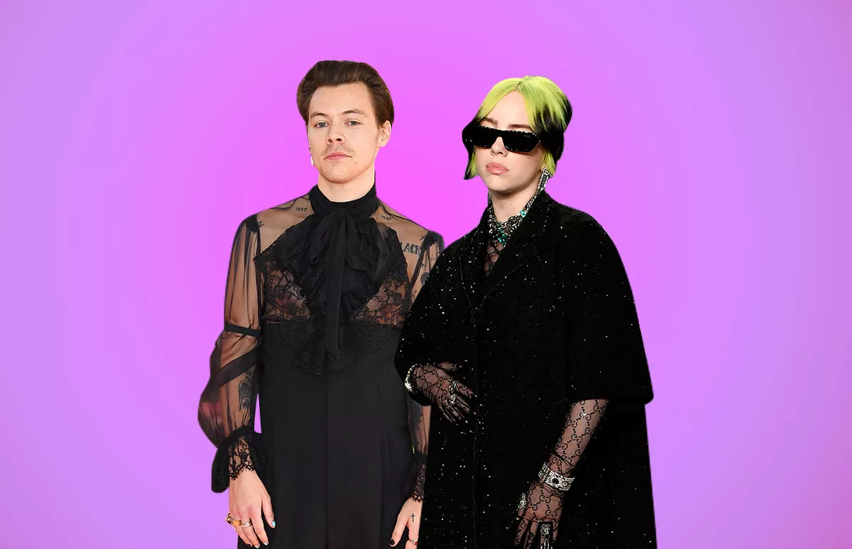 Foto GettyImages, Harry Styles y Billie Eilish