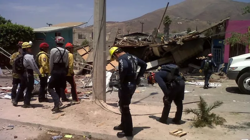 estallido en restaurante chino