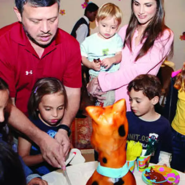 Salma Al-Hussein, Abdullah bin Al-Hussein, Rania Al-Abdullah, Hashem Al-Hussein