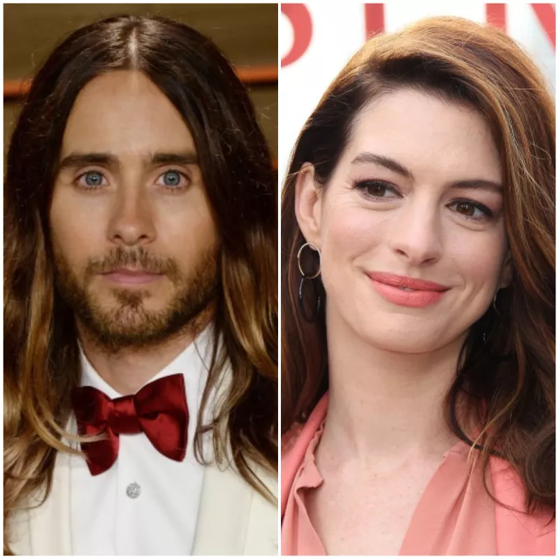 Jared Leto y Anne Hathaway.