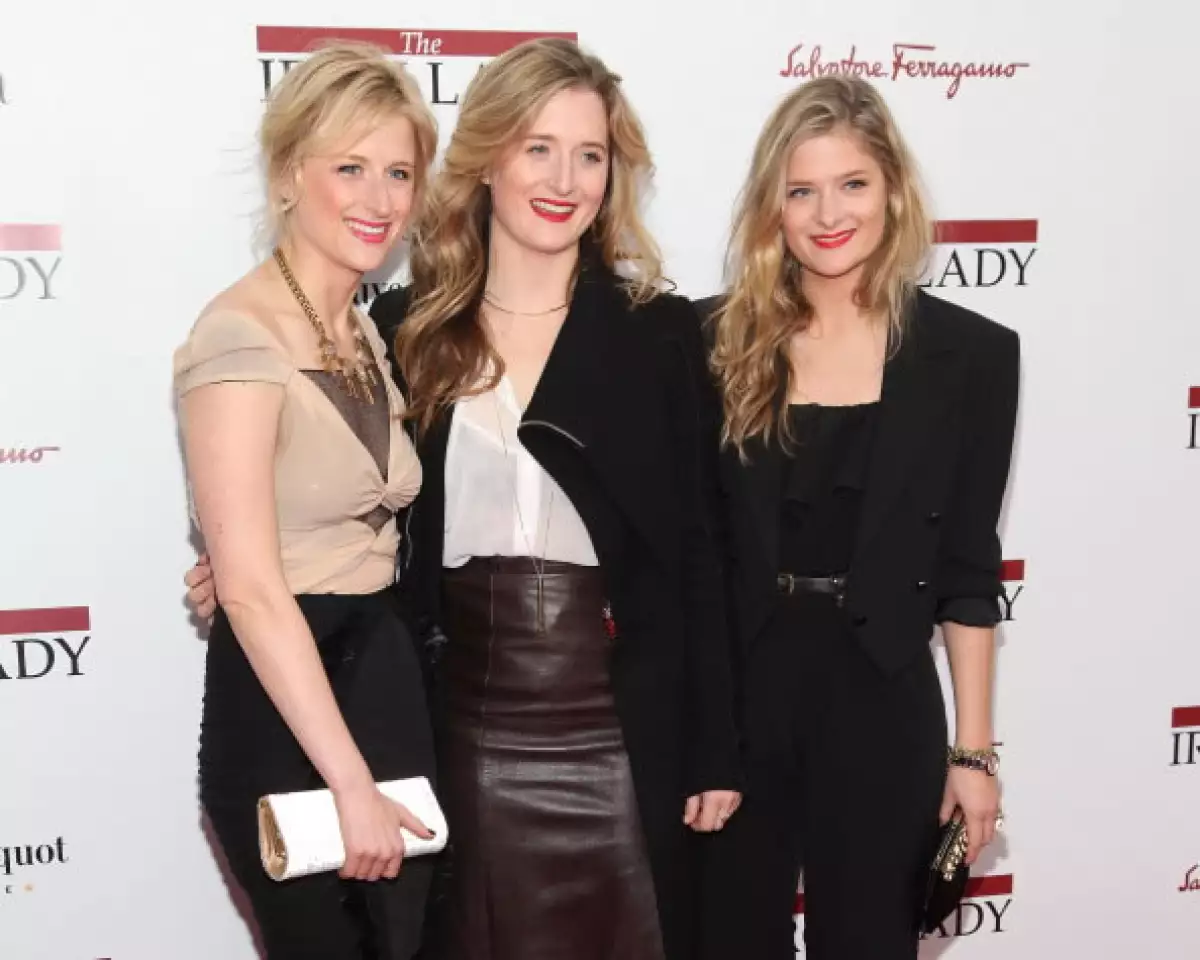 Mamie, Louisa y Grace Gummer, hijas de Meryl Streep.