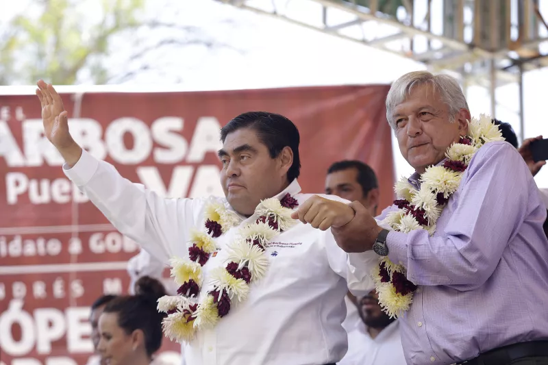 "¡Barbosa gobernador!"