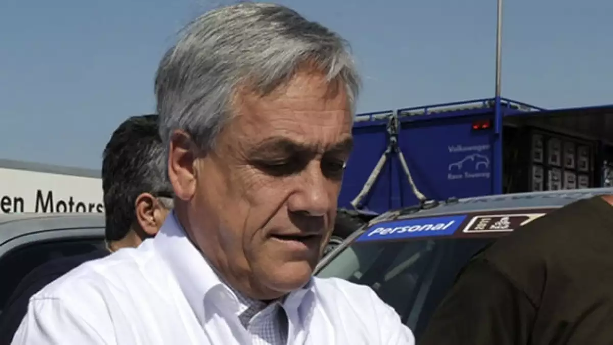Sebastian Piñera visita el rally Dakar