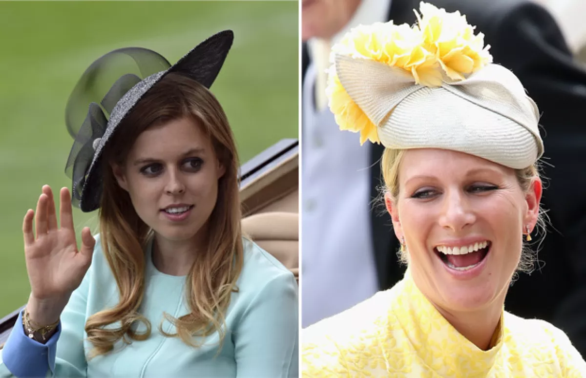 La princesa Beatriz de York y Zara Phillips, nietas de la reina Isabel II, fueron otras de las royals en el evento.