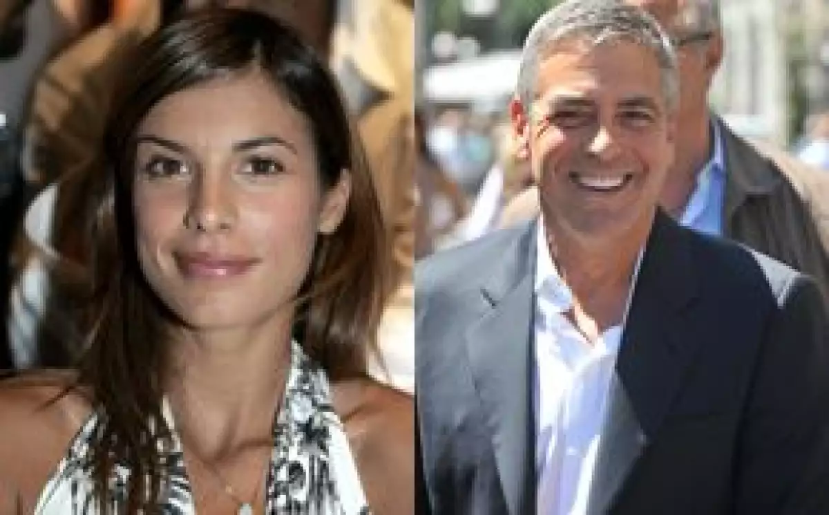 El histrión de 48 años fue visto muy caballeroso con la modelo y presentadora de televisión Elisabetta Canalis.