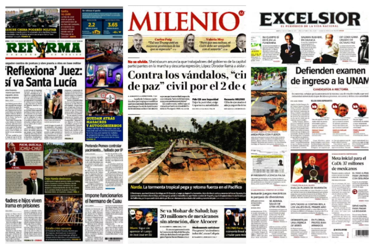 Portadas del 1 de octubre