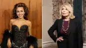 Miley Cyrus, Amanda Lear.