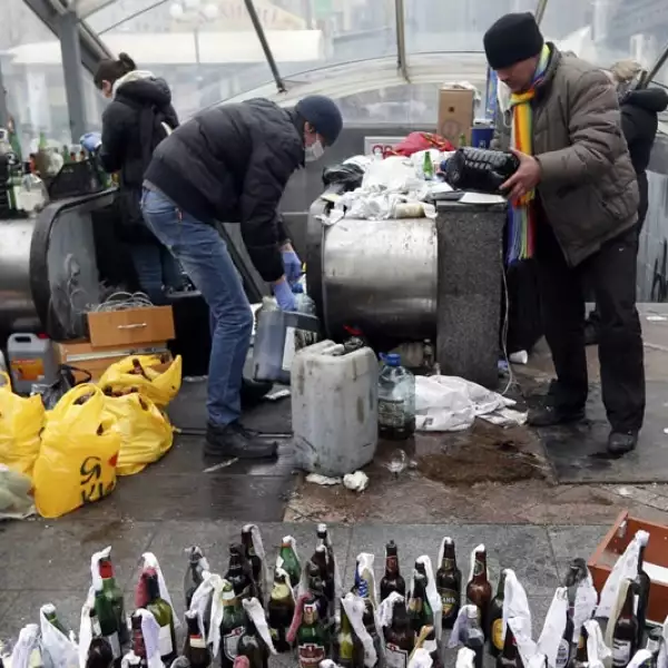 Protestas contra el gobierno en Ucrania